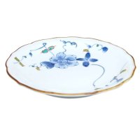 Medium Plate (18.5cm) Somenishiki hana botan