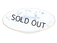 Medium Plate (18.5cm) Somenishiki hana botan