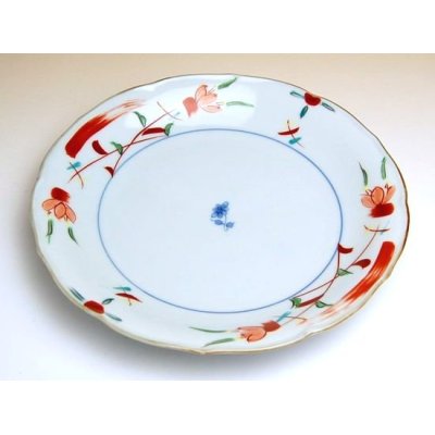 Photo2: Large Plate (21cm) Hana kazari