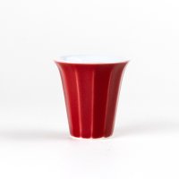 Sake Cup Akae Benisai Red (5.6cm/2.2in)