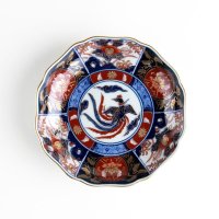 Small Plate Koimari kinsai botan Old imari style (13.5cm/5.3in)