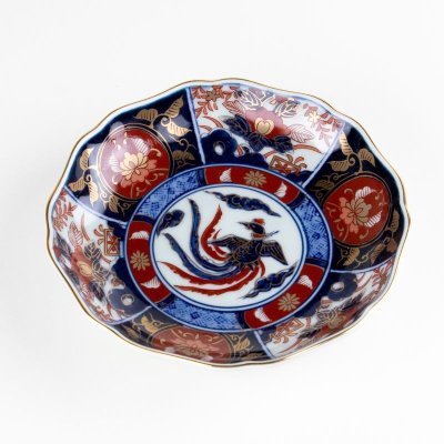 Photo2: Small Plate Koimari kinsai botan Old imari style (13.5cm/5.3in)