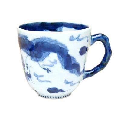 [Made in Japan] Unryu dragon (Blue) mug