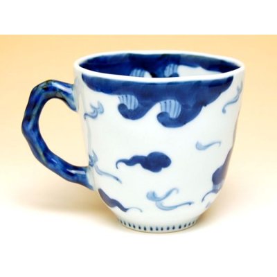 Photo3: Mug Unryu Dragon (Blue)