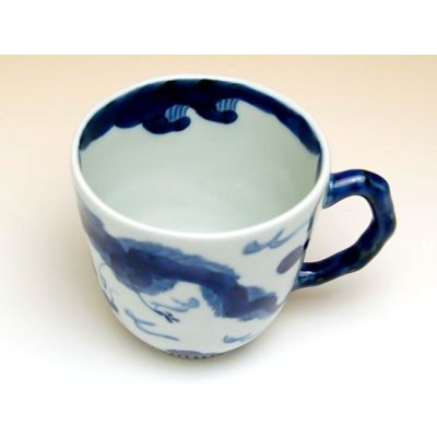 Photo4: Mug Unryu Dragon (Blue)