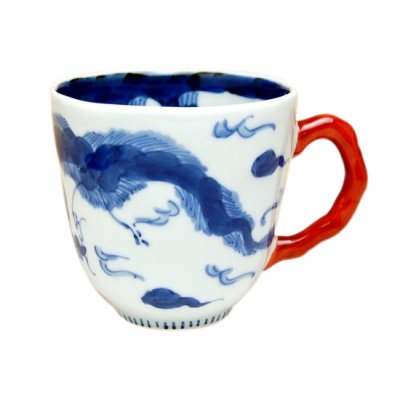 [Made in Japan] Unryu dragon (Red) mug