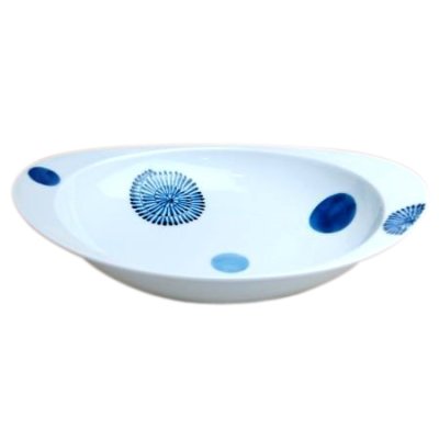 [Made in Japan] Maru-mon Oval dish