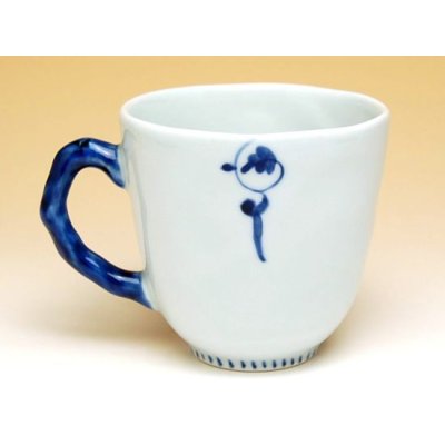 Photo3: Mug Hana obi karakusa (Blue)