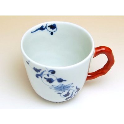 Photo2: Mug Hana obi karakusa (Red)