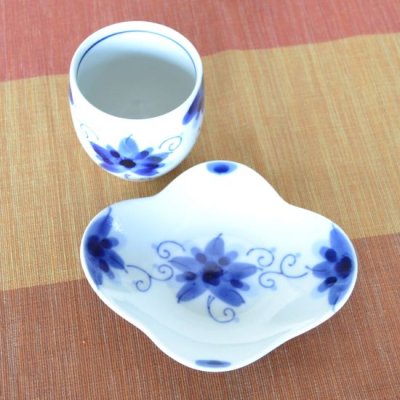 Photo4: Tea set for Green Tea 1 pc Teapot and 5 pcs Cups Sakura so