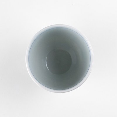 Photo3: Yunomi Tea Cup for Green Tea Sakura-so Cherry blossoms Blue