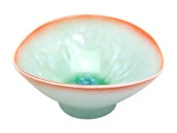 Fuchibeni green Small bowl (11cm)