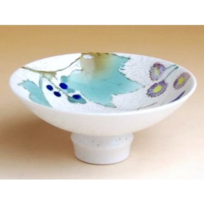 Photo3: Sake set 1 pc Tokkuri bottle and 2 pcs Cups Akikusa