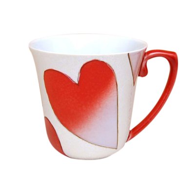 [Made in Japan] Heart (Red) mug