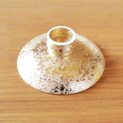 Photo2: Sake Cup Kinsai Gold Large (10cm/3.9in)