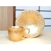 [Made in Japan] Zipangu gold Cup and saucer(wooden box)