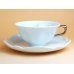 Photo2: Tea Cup and Saucer Hakuji (Silver) SAKURA shaped Cup (2)