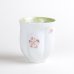 [Made in Japan] Mai Sakura (Green) Japanese green tea cup / SAKURA type(wooden box)