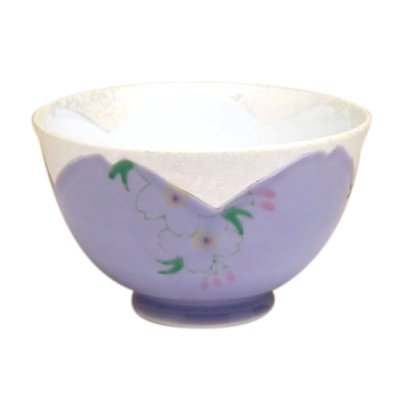 [Made in Japan] Hanano mai Sakura (Purple) rice bowl