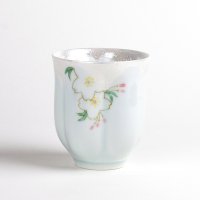 Yunomi Tea Cup for Green Tea Hana no mai (Green)