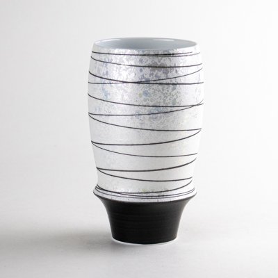 Photo1: Tall cup Kotobuki Black