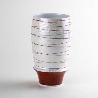 Photo1: Tall cup Kotobuki Red