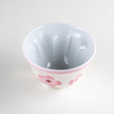 Photo2: Yunomi Tea Cup for Green Tea Nijisai Sakura Cherry blossoms