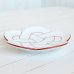 Photo3: Medium Plate Shusen Ume musubi Red (15cm/5.9in) (3)