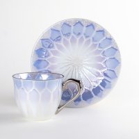 Coffee Cup and Saucer Nijisai Diamond Cobalt