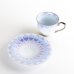 Photo4: Coffee Cup and Saucer Nijisai Diamond Cobalt (4)