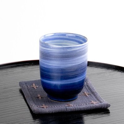 Photo5: Yunomi Tea Cup for Green Tea Tenmei Silver