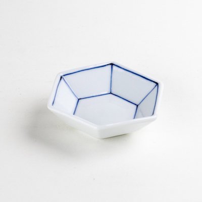 Photo1: Small Plate Sen kikkou (7.5cm/2.9in)