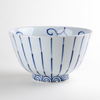Donburi Bowl for Noodles Nami tokusa (15cm/5.9in)