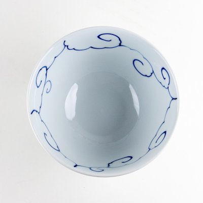 Photo3: Donburi Bowl for Noodles Nami tokusa (15cm/5.9in)