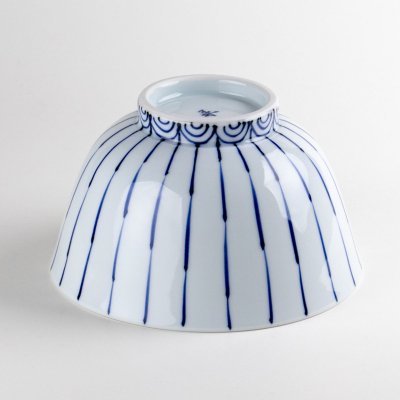 Photo4: Donburi Bowl for Noodles Nami tokusa (15cm/5.9in)