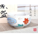 Tea Bowl Nishiki tatsuta-kawa