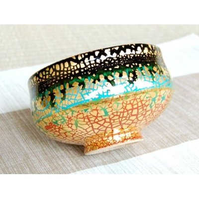 Photo3: Nishiki yousai Tea bowl for tea ceremony