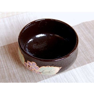 Photo4: Tea Bowl Nishiki ajisai