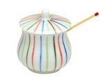Condiment Container with Bamboo Spoon Yonshoku tokusa
