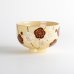 Photo1: Matcha Bowl Plum Blossom Pattern Nishiki-Ume with Wooden Box (1)