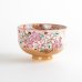 Photo1: Matcha Bowl Cherry Blossom Pattern Nishiki-Sakura with Wooden Box (1)
