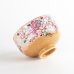 Photo5: Matcha Bowl Cherry Blossom Pattern Nishiki-Sakura with Wooden Box (5)