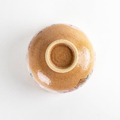Photo7: Matcha Bowl Cherry Blossom Pattern Nishiki-Sakura with Wooden Box