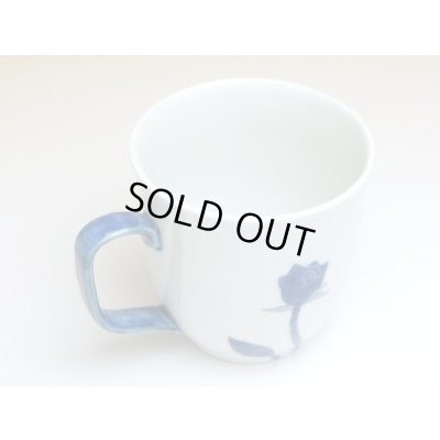 Photo2: Mug Bara Rose (Blue)