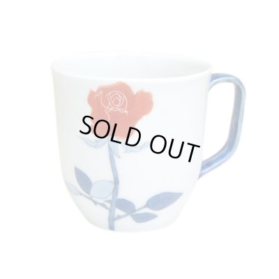 [Made in Japan] Bara rose (Red) mug