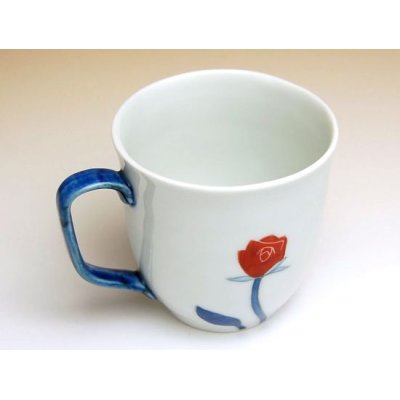 Photo2: Mug Bara Rose (Red)