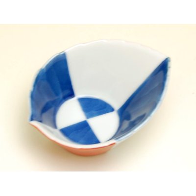 Photo3: Someshu Ichimatsu Small bowl (8.2cm)