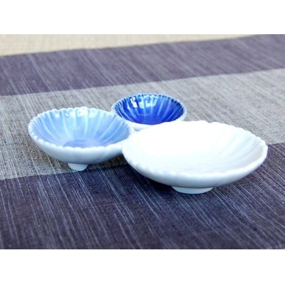 Photo2: Small Plate (12.4cm) Kiku renka