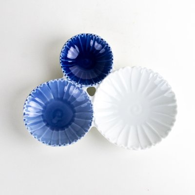Photo2: Large Divided Plate Kikurenka (20.3 cm/8.0 in)