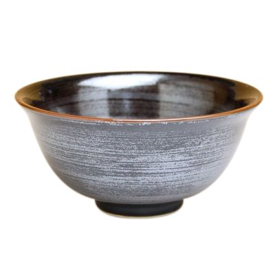 [Made in Japan] Tenmoku kasuri rice bowl